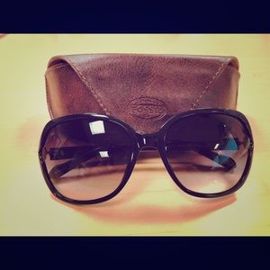 Fossil sunglasses black rimmed